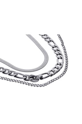گردنبند استیل ( فولاد ) زنانه استیل (فولاد) celikchi - کد 356838382