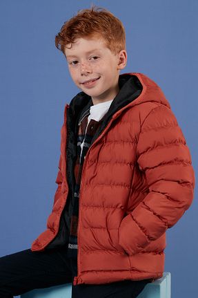 کاپشن نارنجی بچه گانه پلی استر Lela - کد 359319424