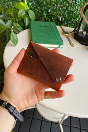 کیف پول نارنجی مردانه ابعاد کوچک Modica - کد 321672909