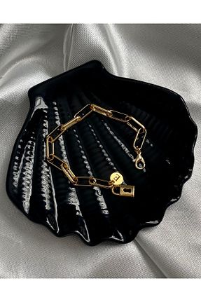 دستبند جواهر طلائی زنانه روکش طلا Nurşah Özcan Store - کد 362330460