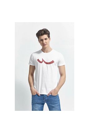 تیشرت سفید مردانه اسلیم فیت Ltb - کد 361110343