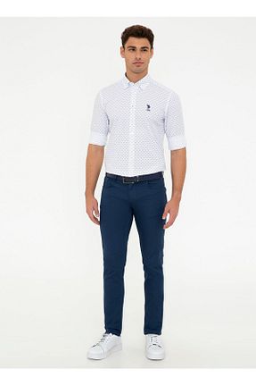 شلوار اسپرت سرمه ای مردانه پارچه U.S. Polo Assn. - کد 361202568