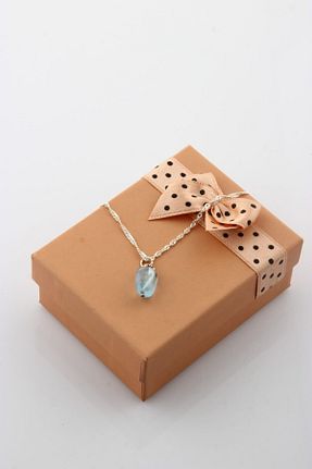 گردنبند جواهر آبی زنانه سنگ Alp Doğal Taş - کد 360464665