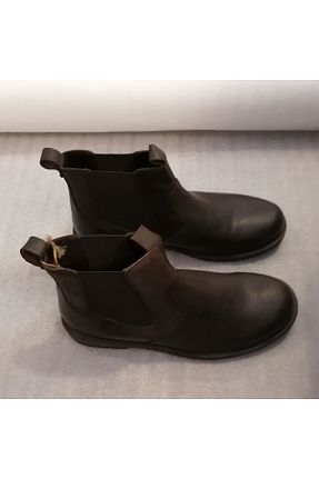بوت / نیم بوت قهوه ای مردانه چرم خالص Butik Tülin - کد 363156524