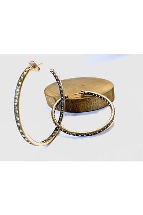 گوشواره جواهر زرد شیشه SOFIAS ZOO - کد 363262556