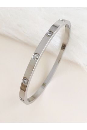 دستبند استیل زنانه فولاد ( استیل ) کد 202904820