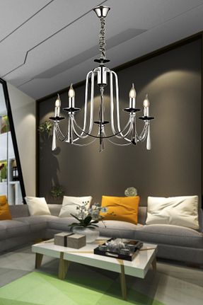 لوستر بژ کروم Fico Home - کد 363329211