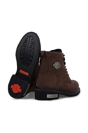 بوت / نیم بوت قهوه ای مردانه پاشنه تخت Harley Davidson - کد 80926800