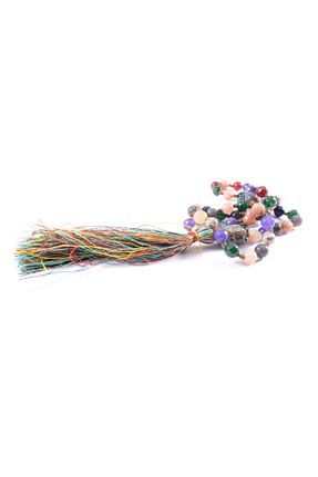 گردنبند استیل ( فولاد ) سفید زنانه سنگ طبیعی Tedz Collection - کد 75355844