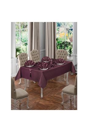 رومیزی بنفش کتان Ceki Home - کد 75510397