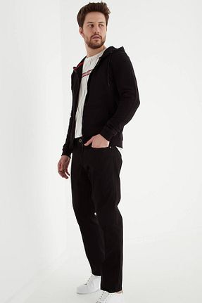 شلوار مشکی مردانه پارچه Fashion Friends - کد 75578341