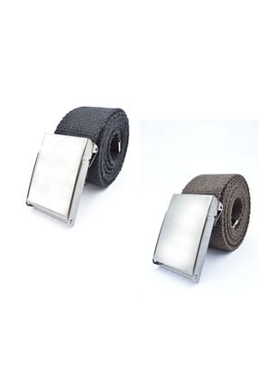 کمربند مشکی زنانه پارچه ای Trend Deri - کد 75416357