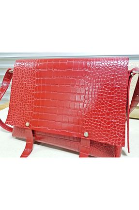 کیف دوشی زرشکی زنانه چرم مصنوعی Nishstyle - کد 76069964