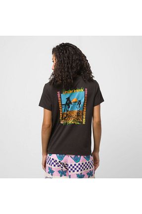 تیشرت مشکی زنانه رگولار Vans - کد 362231333