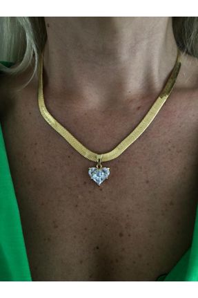 گردنبند جواهر طلائی زنانه روکش طلا کد 362423160