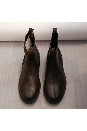 بوت / نیم بوت قهوه ای مردانه چرم خالص Butik Tülin - کد 363156524