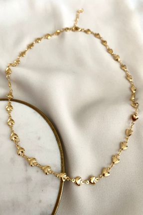 گردنبند جواهر طلائی زنانه روکش طلا کد 362314431