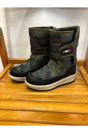بوت برفی خاکی بچه گانه پارچه ای KAFKASLAR - کد 362389038