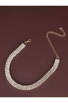 گردنبند جواهر طلائی زنانه سنگی کد 357952378