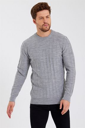 پلیور طوسی مردانه اسلیم فیت COOL TARZ - کد 363769228