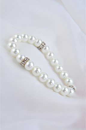 دستبند جواهر سفید زنانه کد 363775741