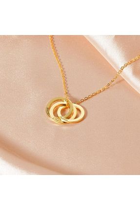 گردنبند نقره طلائی زنانه 925 عیار GÜMÜŞ - کد 364106917