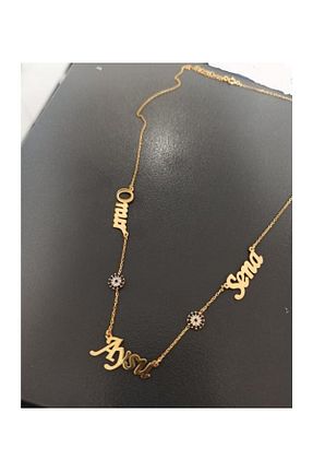 گردنبند نقره طلائی زنانه 925 عیار GÜMÜŞ - کد 364112691