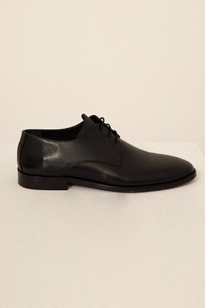 کفش کلاسیک مشکی مردانه چرم خالص SÜVARİ - کد 364258517