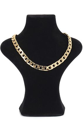 گردنبند استیل ( فولاد ) طلائی زنانه استیل (فولاد) aksesuar sepetim - کد 364324997
