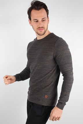 پلیور خاکی مردانه ساده ALEXANDERGARDI - کد 63045282