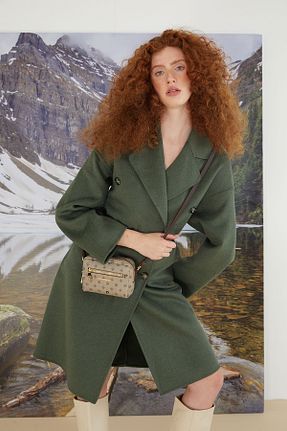کیف دوشی قهوه ای زنانه چرم مصنوعی Pierre Cardin - کد 356597088