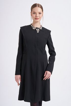 ترنچکت مشکی زنانه پلی استر Balizza - کد 364242797