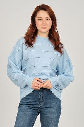 پلیور آبی زنانه ساده Fashion Friends - کد 364673516