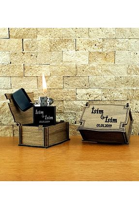 فندک بنزینی قهوه ای hediye kapımda - کد 364680100