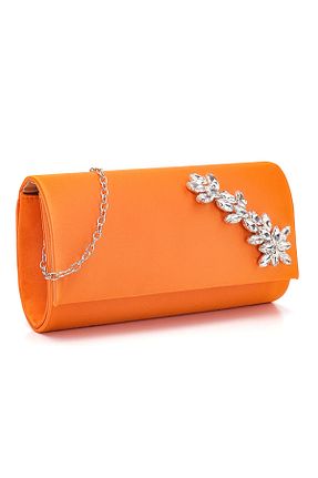 کیف مجلسی نارنجی زنانه پارچه ای Rouge Paris - کد 364688924