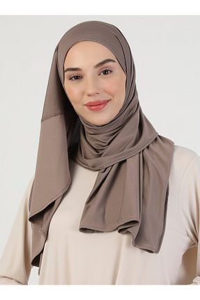 کلاه شنای حجاب قهوه ای زنانه Ecardin - کد 364780523