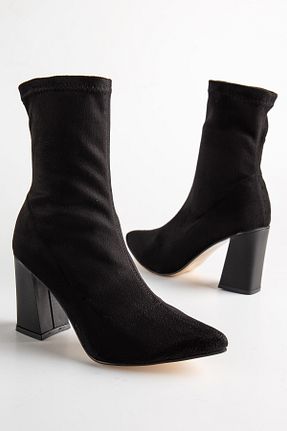 بوت / نیم بوت مشکی زنانه جیر Munshoes - کد 364801685