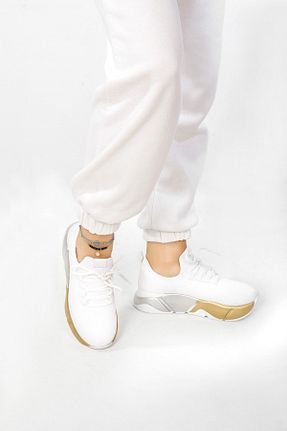 کفش اسنیکر سفید زنانه بند دار Stilbagshoes - کد 318366256