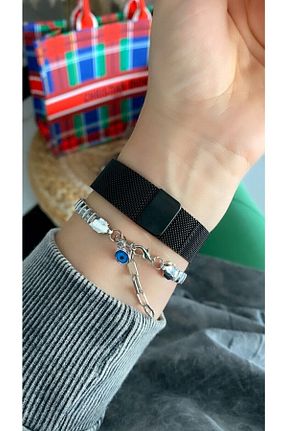 ساعت مچی مشکی زنانه 40 میلی متر İSTLİV - کد 78958325