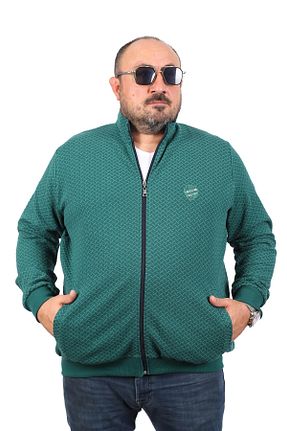 رویه سایز بزرگ سبز مردانه پنبه پلی استر MocGrande - کد 364826584