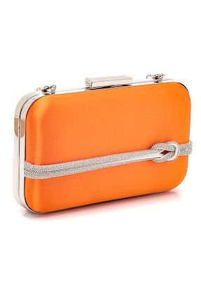 کیف مجلسی نارنجی زنانه پارچه ای Rouge Paris - کد 364722703