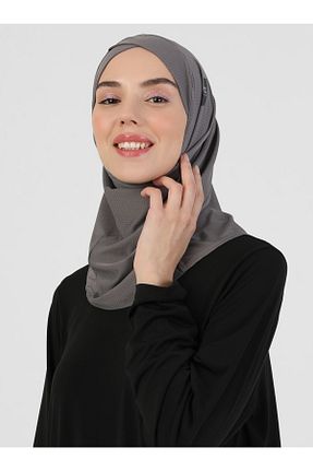 کلاه شنای حجاب طوسی زنانه Ecardin - کد 364780596