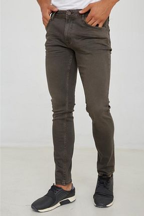 شلوار جین قهوه ای مردانه پاچه تنگ Cazador - کد 364789499