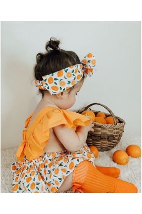 ست نوزادی نارنجی بچه گانه کد 112082821