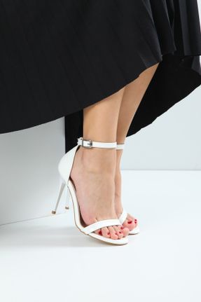 کفش مجلسی سفید زنانه پاشنه بلند ( +10 cm) پاشنه نازک کد 366418402