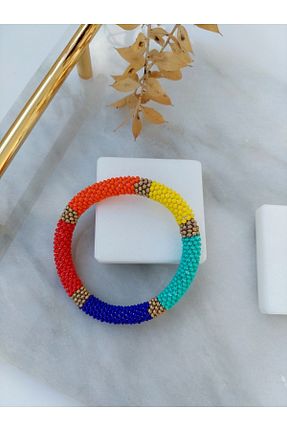دستبند جواهر رنگی زنانه منجق BUNİTA DESİGN - کد 366432936