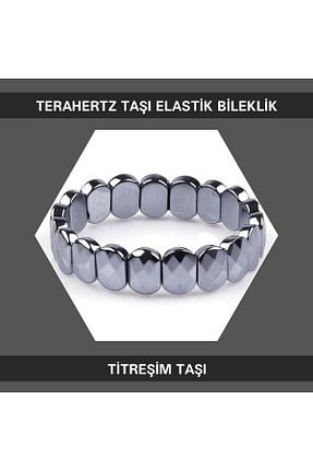 دستبند جواهر متالیک زنانه سنگ طبیعی Sahi Aksesuar - کد 364851716
