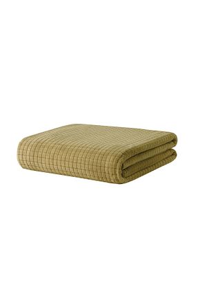 پتو دونفره سبز پلی استر Puffy - کد 365862272