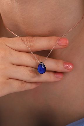 گردنبند نقره صورتی زنانه 925 عیار KAR DİAMOND - کد 365863916