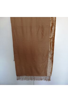شال قهوه ای زنانه کشمیر Royal Rossi - کد 58903088